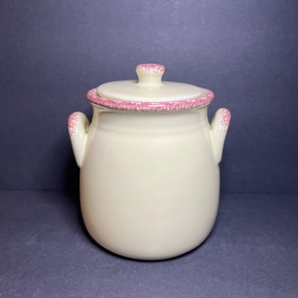 VTG Commodities Ceramic Snowman Family Double Handle Christmas Canister w/ Lid - Picture 4 of 9